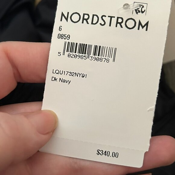 NWT Barbour Women's Swallow Quilt Dark Navy Classic Fall Jacket 6 - Picture 13 of 15